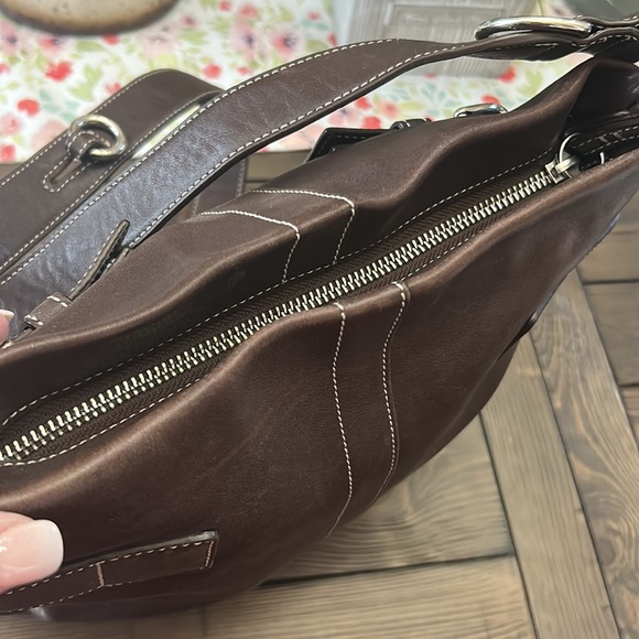 Leather Vintage Coach Purse - Picture 7 of 8